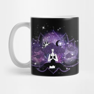 Mindful Meditation Lotus Lady - Buddhism Spirituality Mug